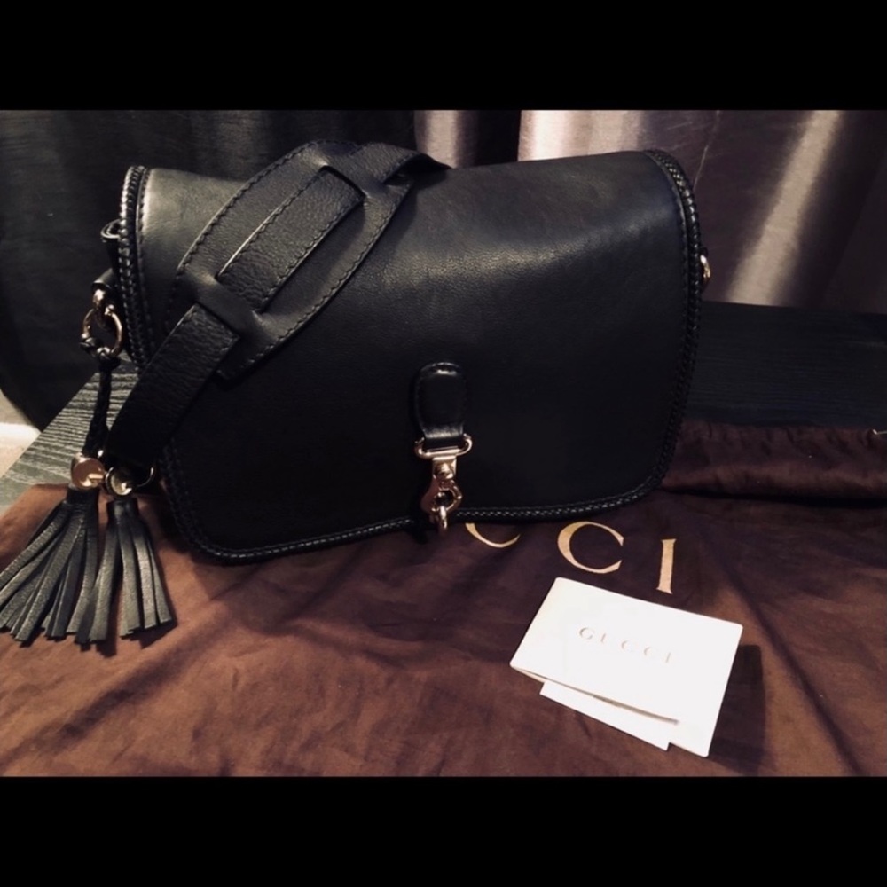 Gucci black Marrakech Messenger bag /sold